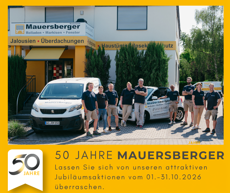 Mauersberger Team zum 50. Jubiläum 2026